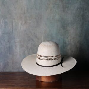 Youth Ivory Tan Bangora Straw Hat