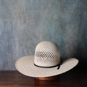 Natural Twisted Weave Open Crown Hat