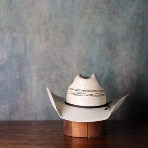 Ivory Tan Bangora Maverick Straw Hat