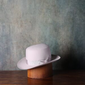 Silver Mist Optimo Crown Soft Snap Felt Hat