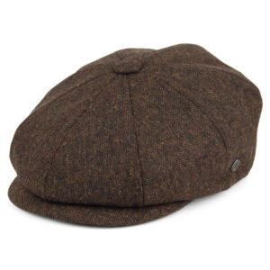 Brown Wool Blend Newsboy Cap