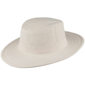 Ivory Cotton Canvas Packable Sun Hat