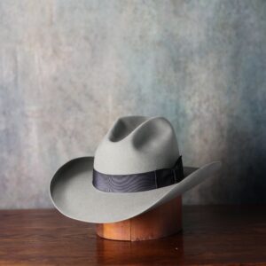 Modified Gus Pencil Roll Ribbon Trim Felt Hat