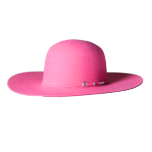 Hot Pink Premium Hare Felt Western Hat